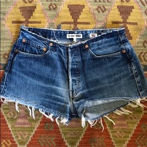 Re/Done denim shorts